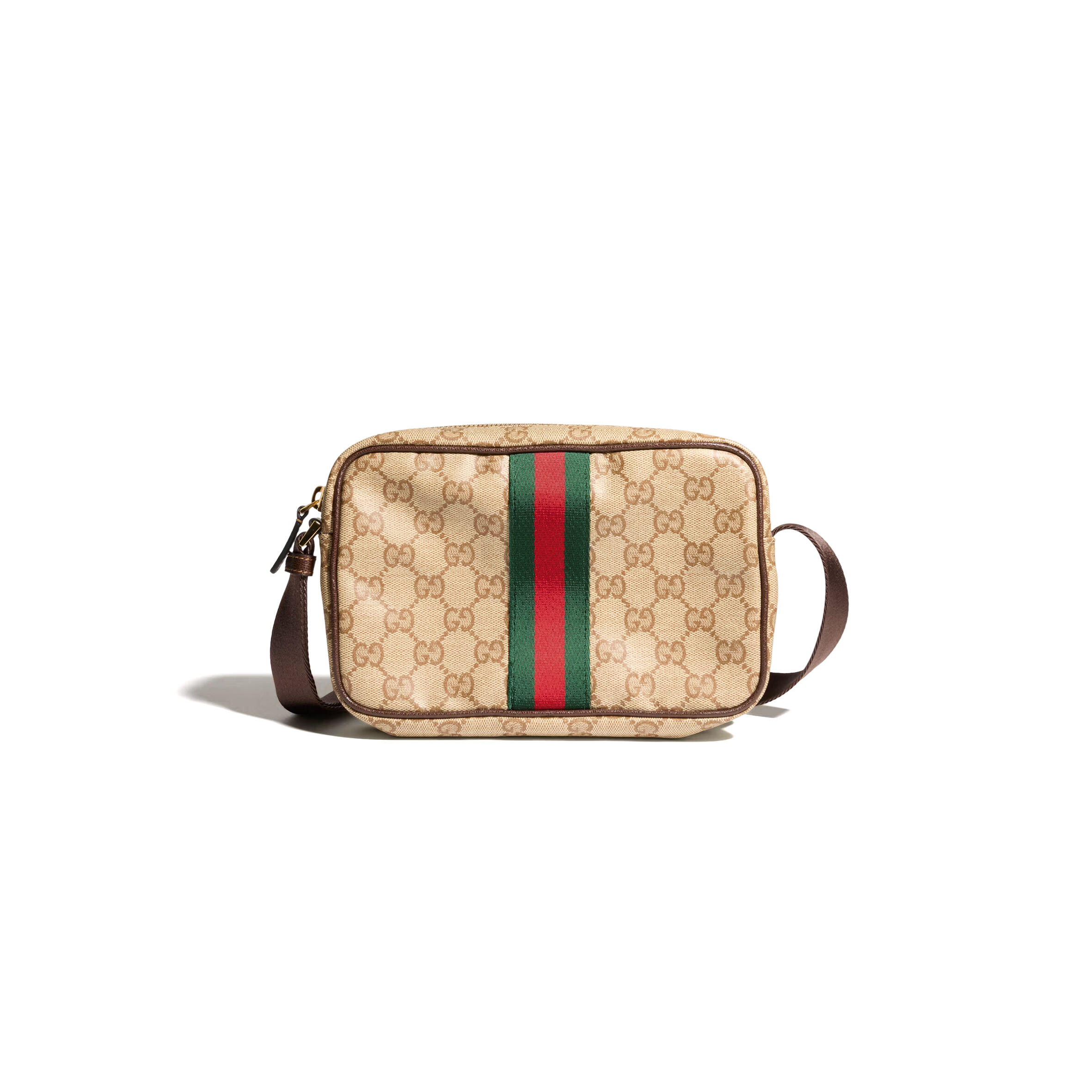 GUCCI GG MINI BAG WITH WEB 876391 (21.5*14*5cm) GUCCI GG MINI BAG WITH WEB 876391 (21.5*14*5cm)